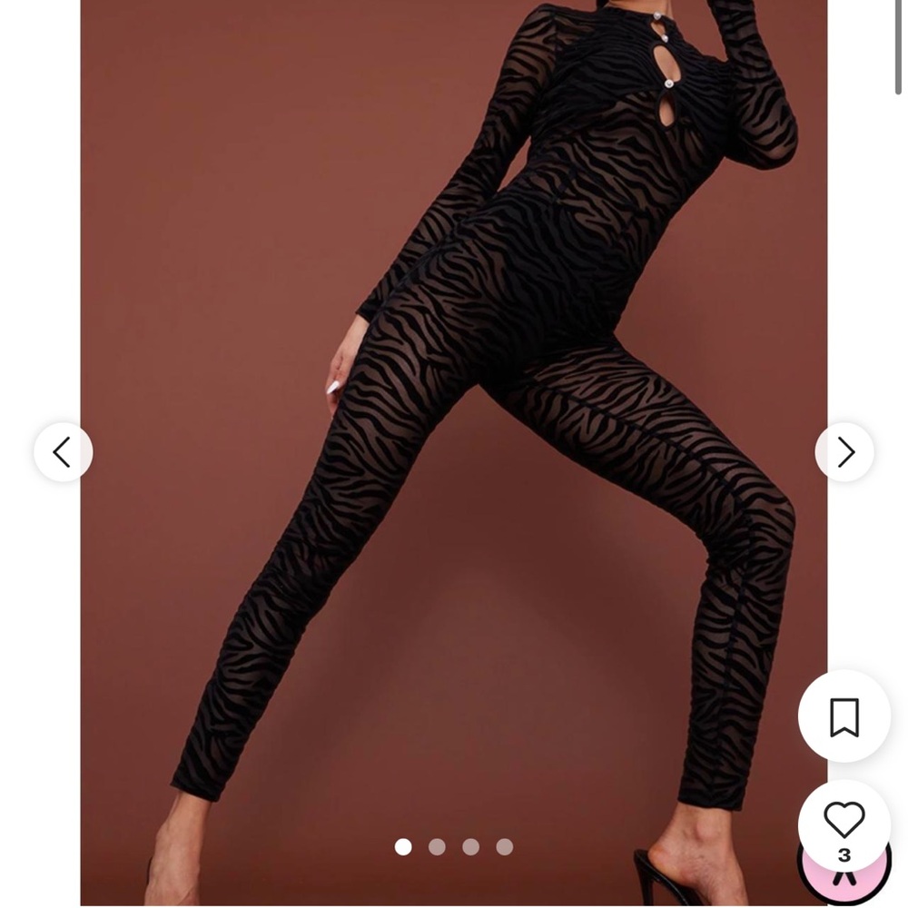 Zebra catsuit